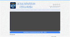Desktop Screenshot of liceulbanatean.ro